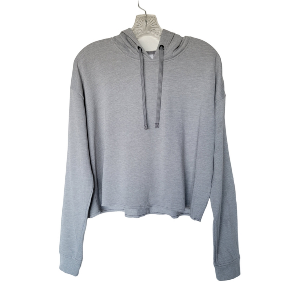 Sport-Tek Women's Light Gray Cowl Neck Sweater